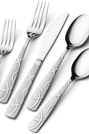 Premium Stainless Steel Silverware Set for Modern Everyday Dining