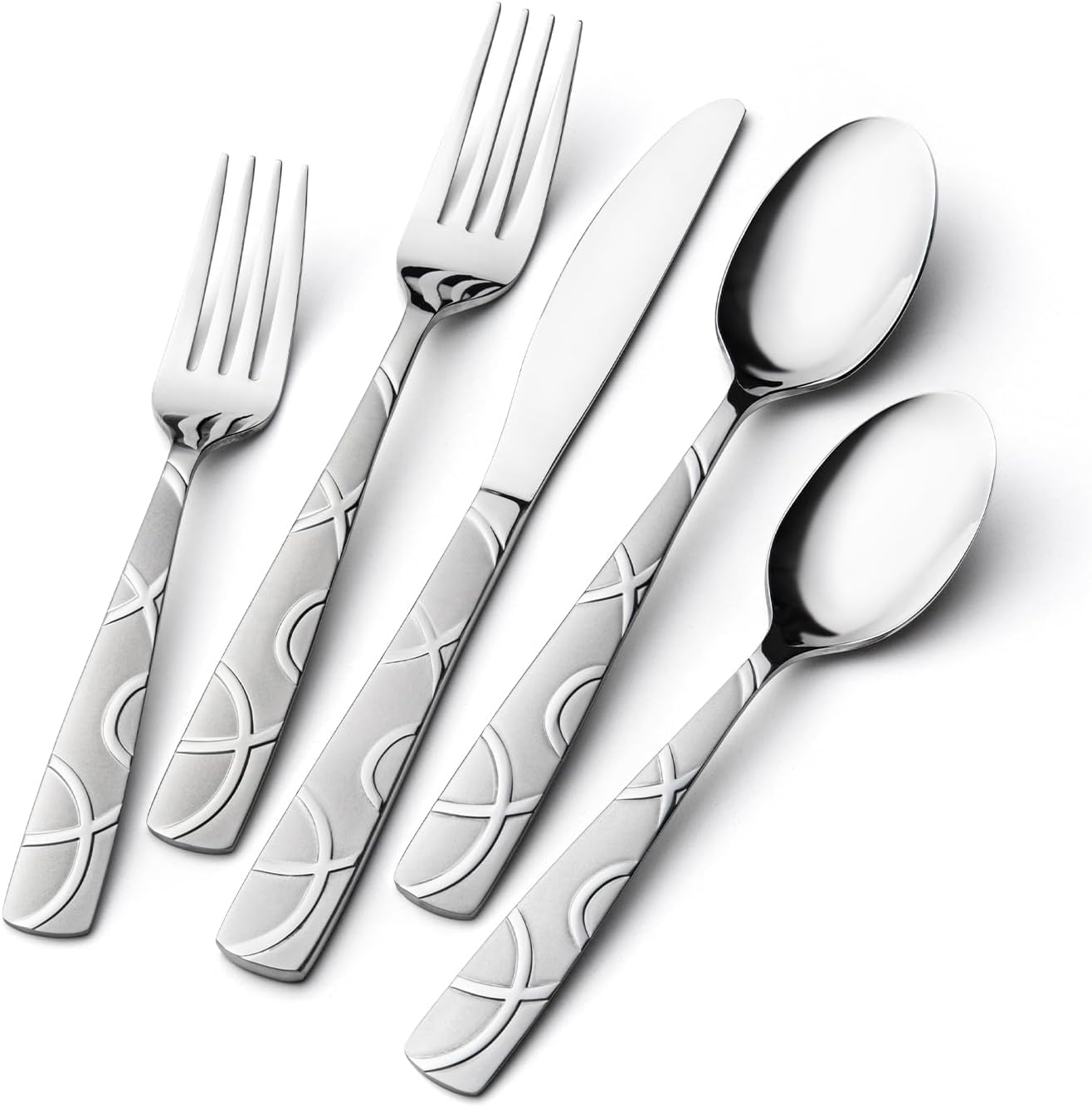 Premium Stainless Steel Silverware Set for Modern Everyday Dining