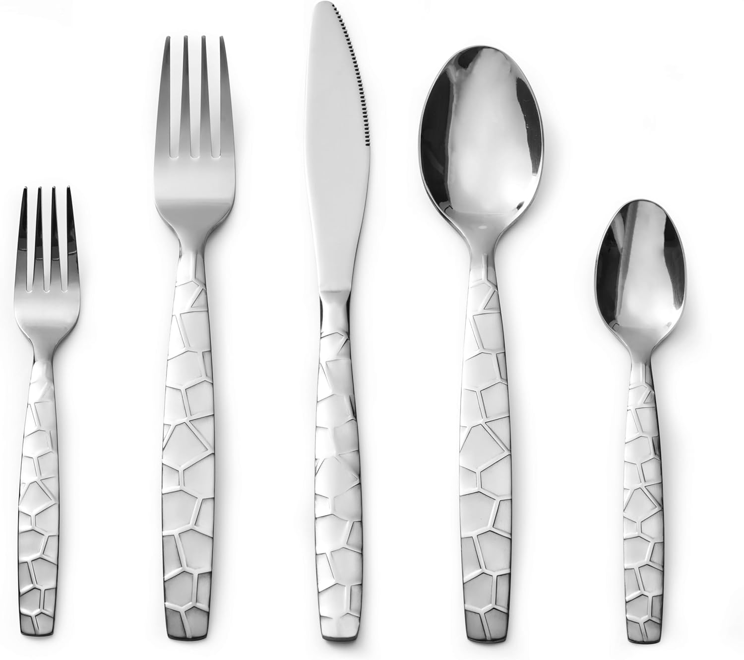 Stainless Steel Flatware Cutlery Set with Mirror Polished Finish